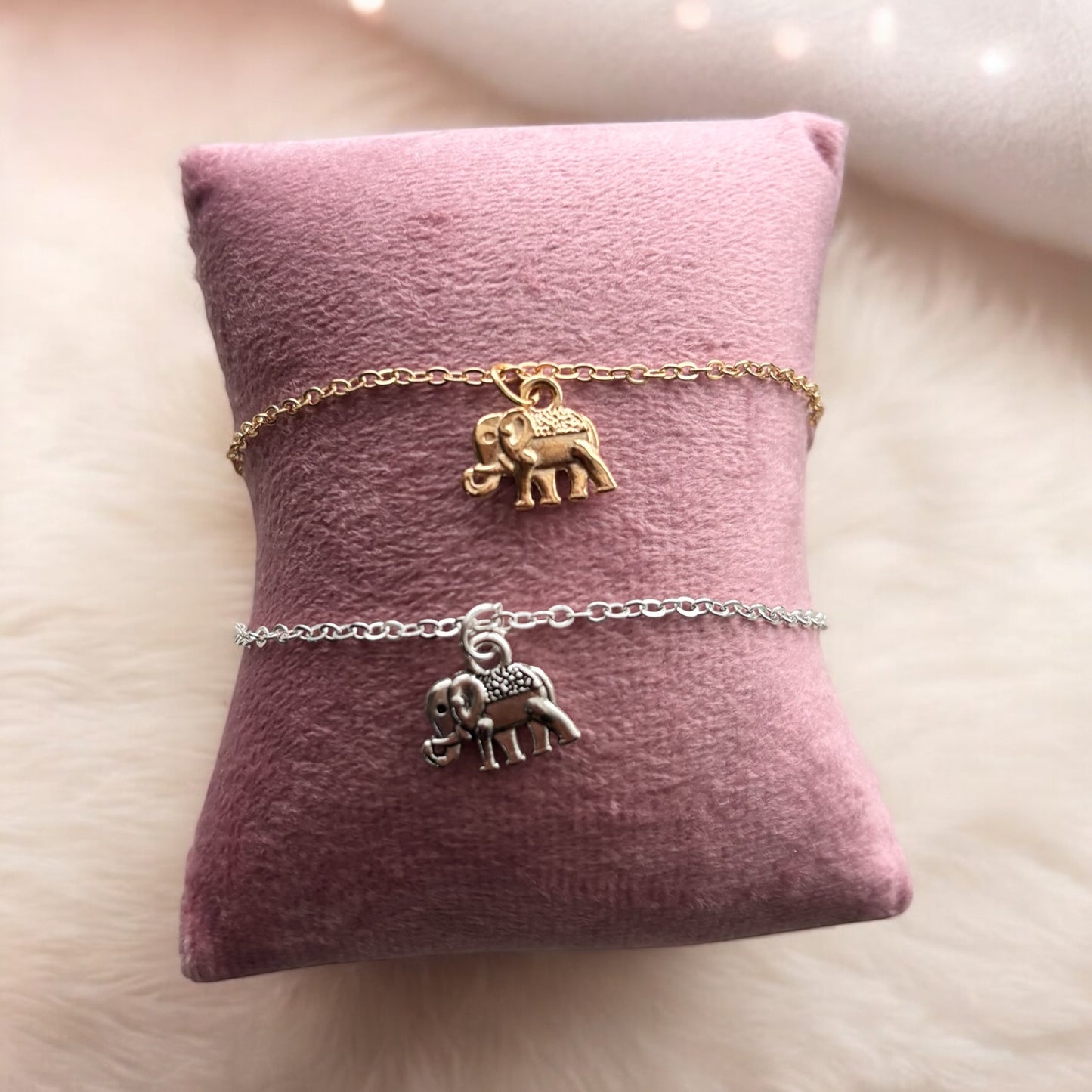 Elephant Pendant Bracelet