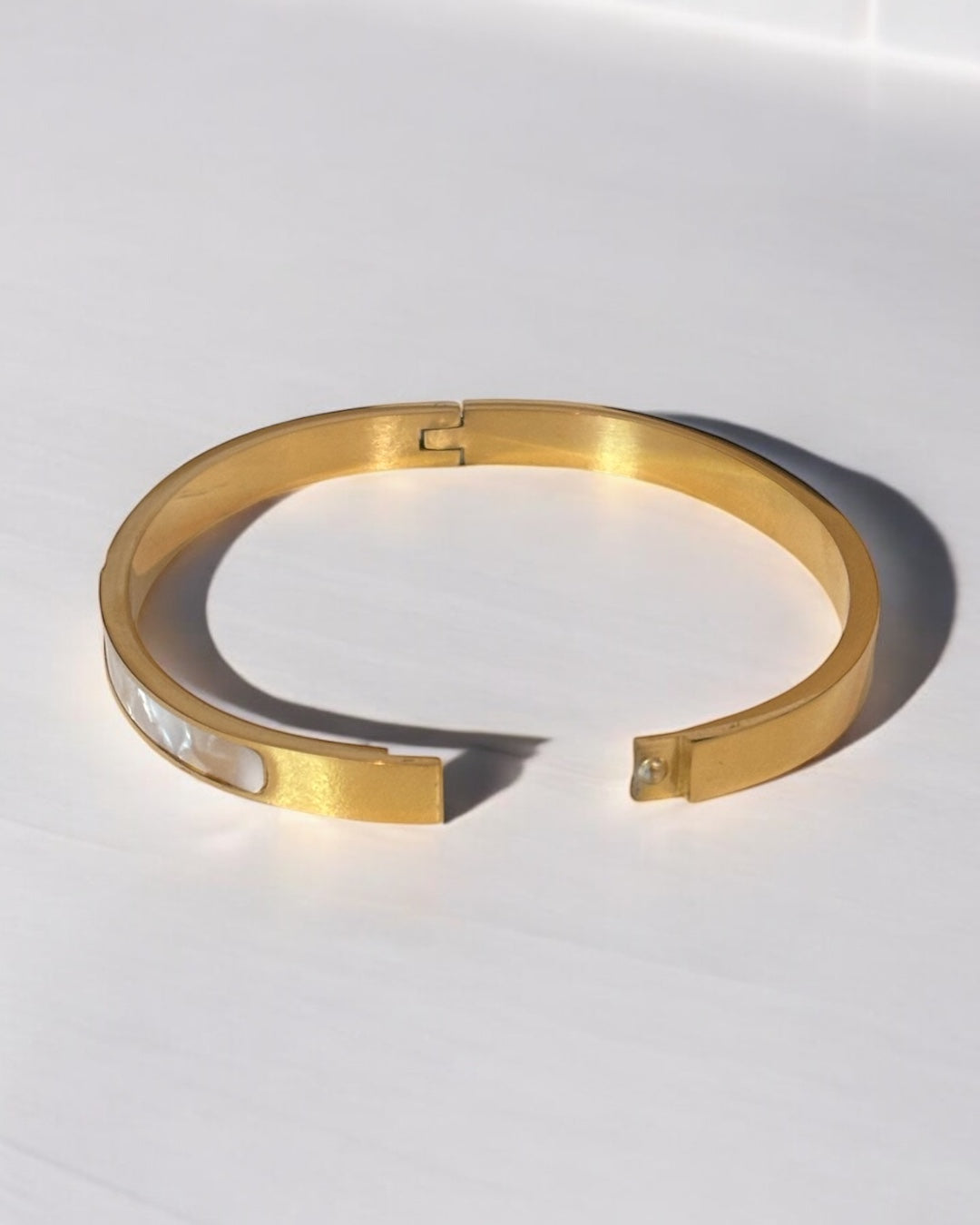 Luxurious Titanium Steel Bangle Bracelet