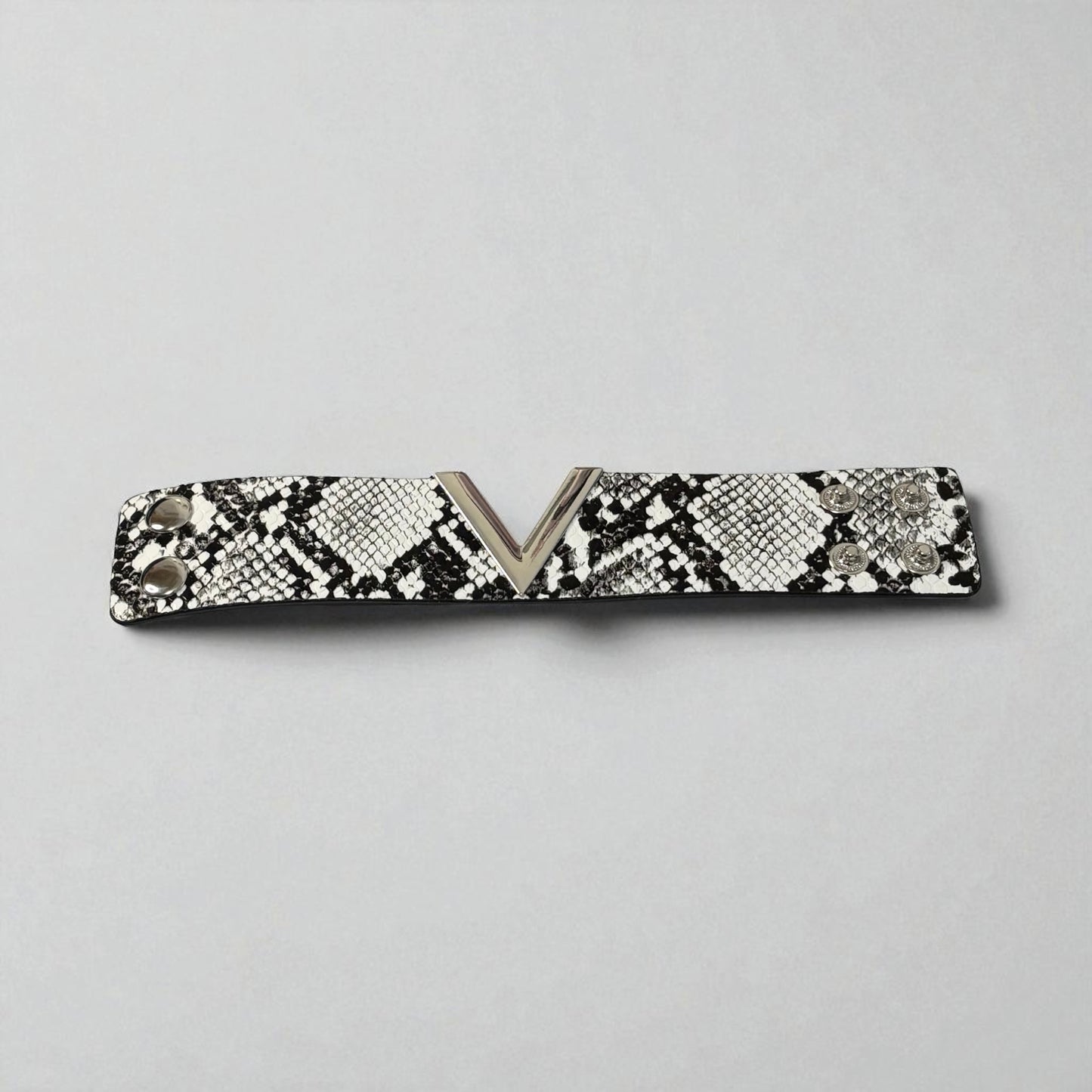 V Shape Wide Charm Cuff Wrap Bracelet
