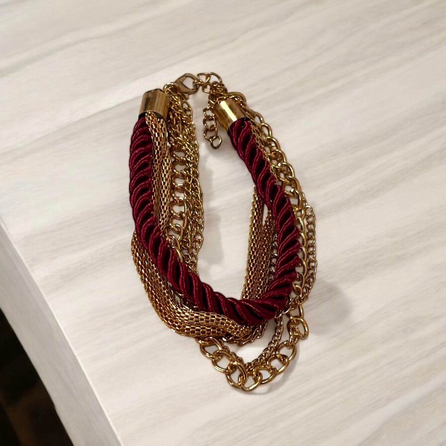 Pulseras casuales de cuerda multicapa para mujer