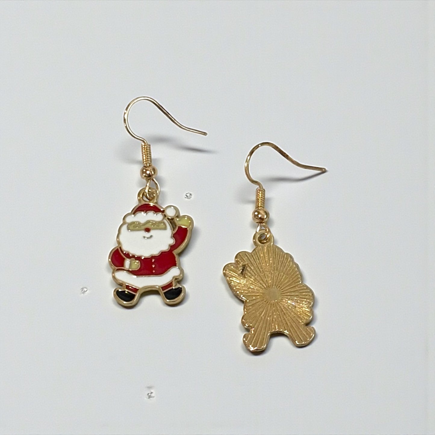 Happy Santa Small Earring