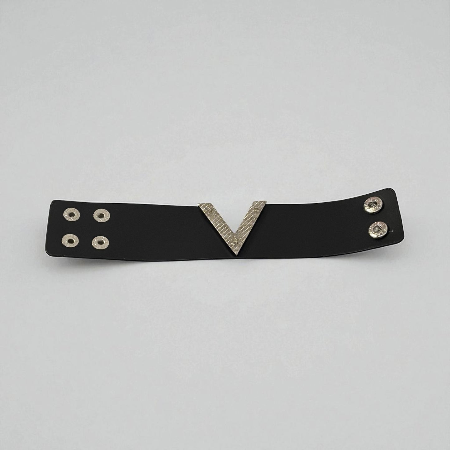 V Shape Wide Charm Cuff Wrap Bracelet