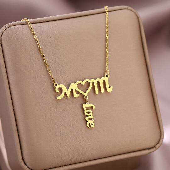 Stainless Steel Mom Lightweight Necklace