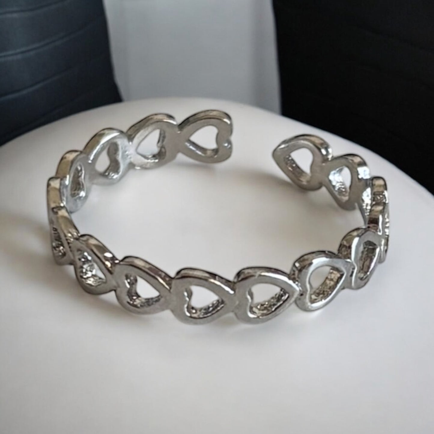 Heart Shape Adjustable Open Ring