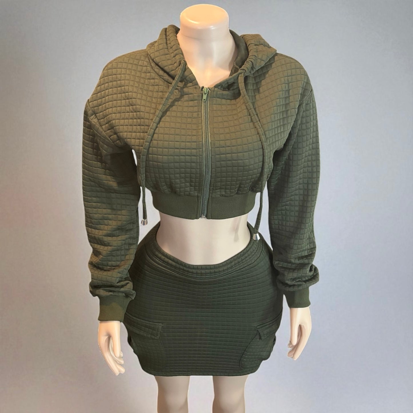 Olive Green Two pieces set