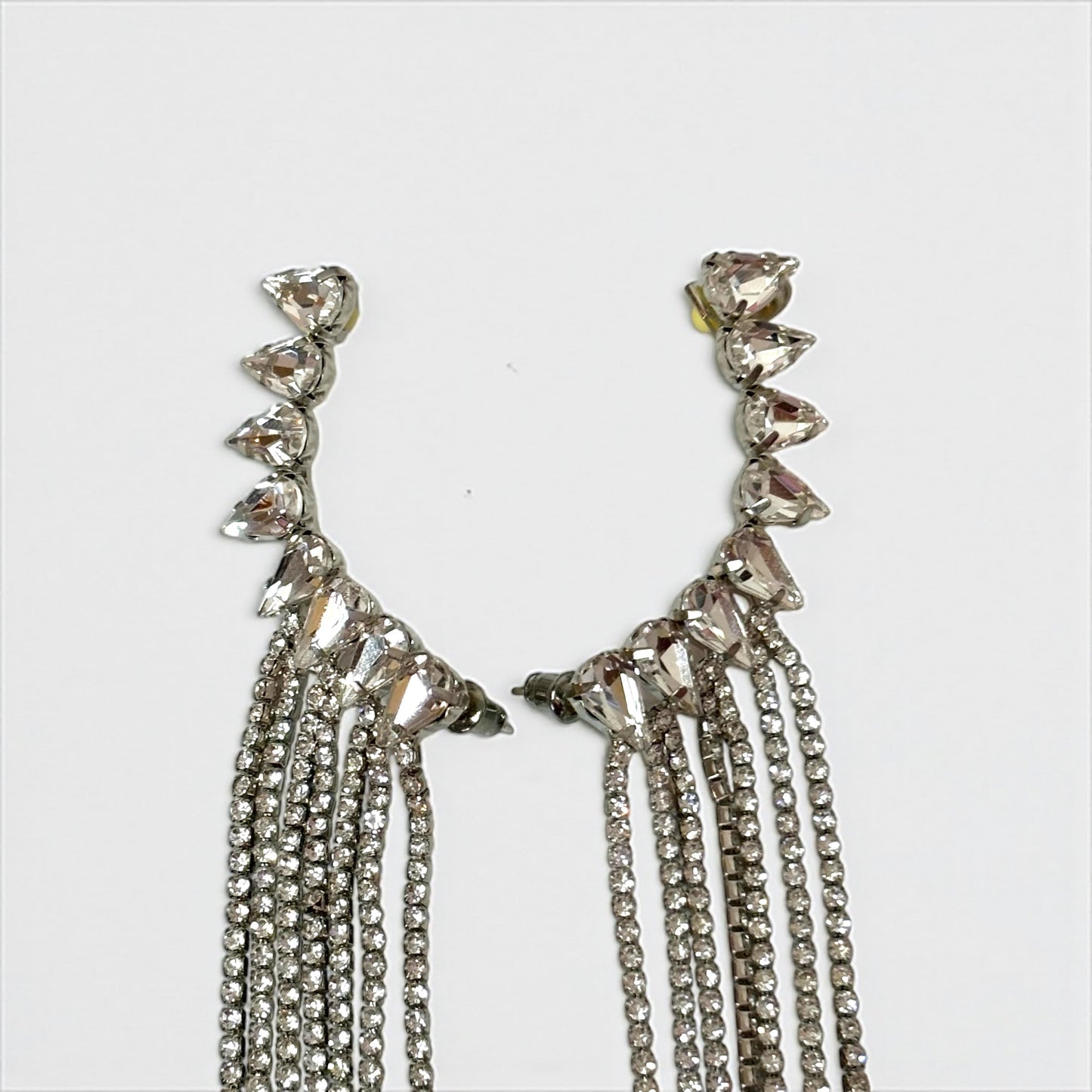 Sophisticated Rhinestone Glam Earrings