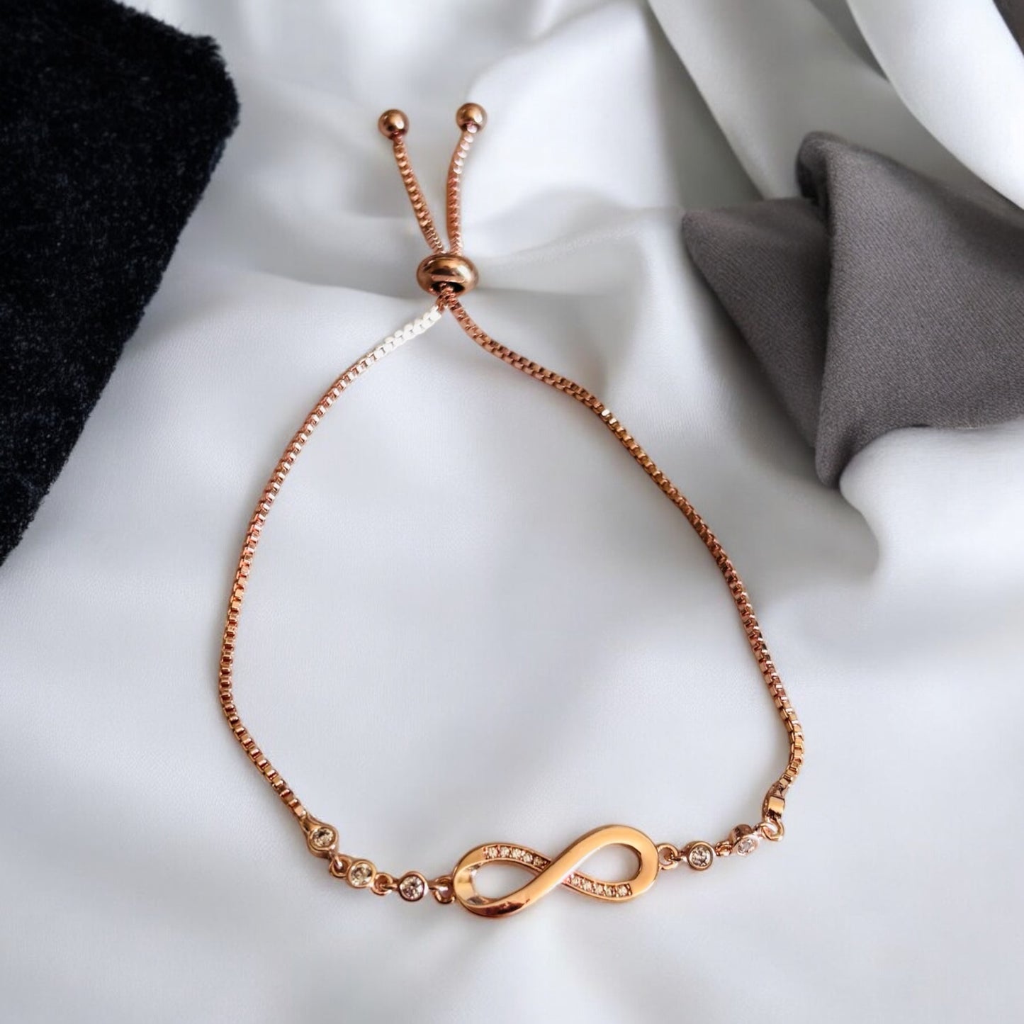 Love Infinity Chain Bracelets