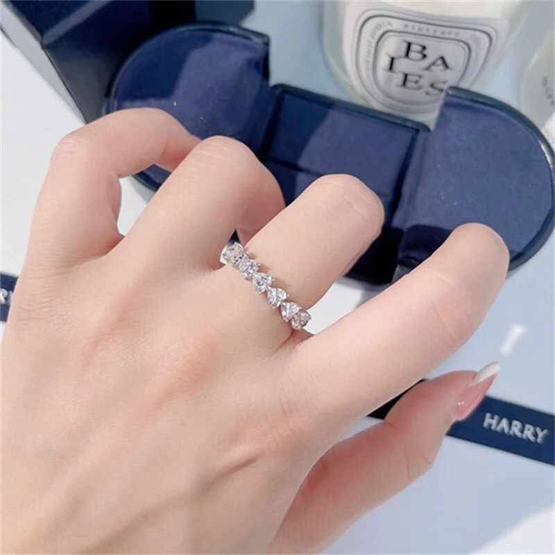 Anillo de corazón de princesa