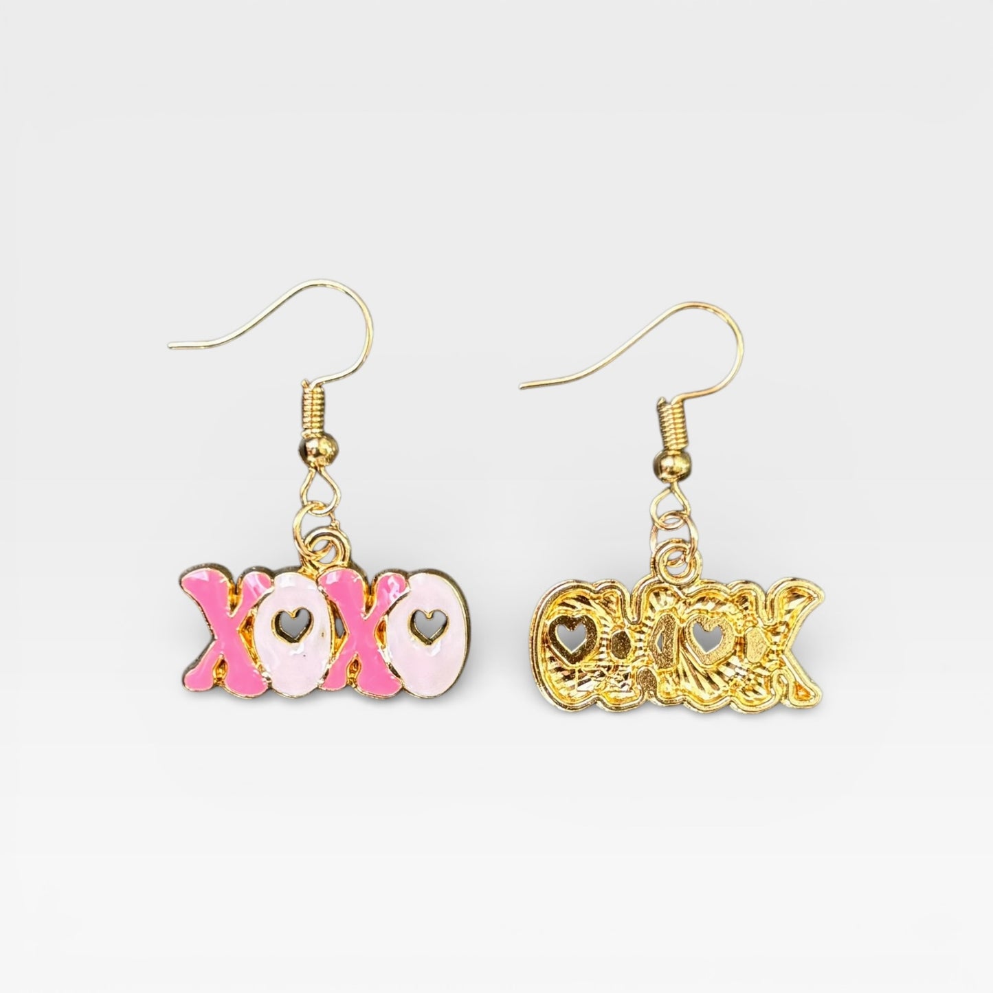 XOXO Pink Drop Earring