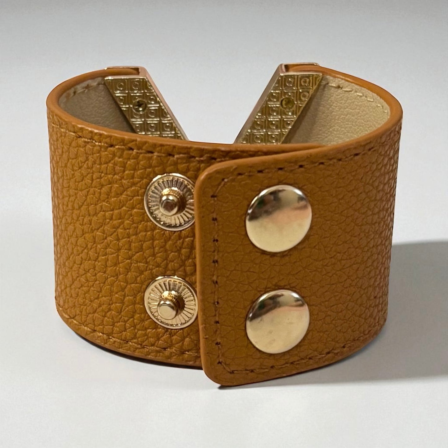 V Shape Wide Charm Cuff Wrap Bracelet