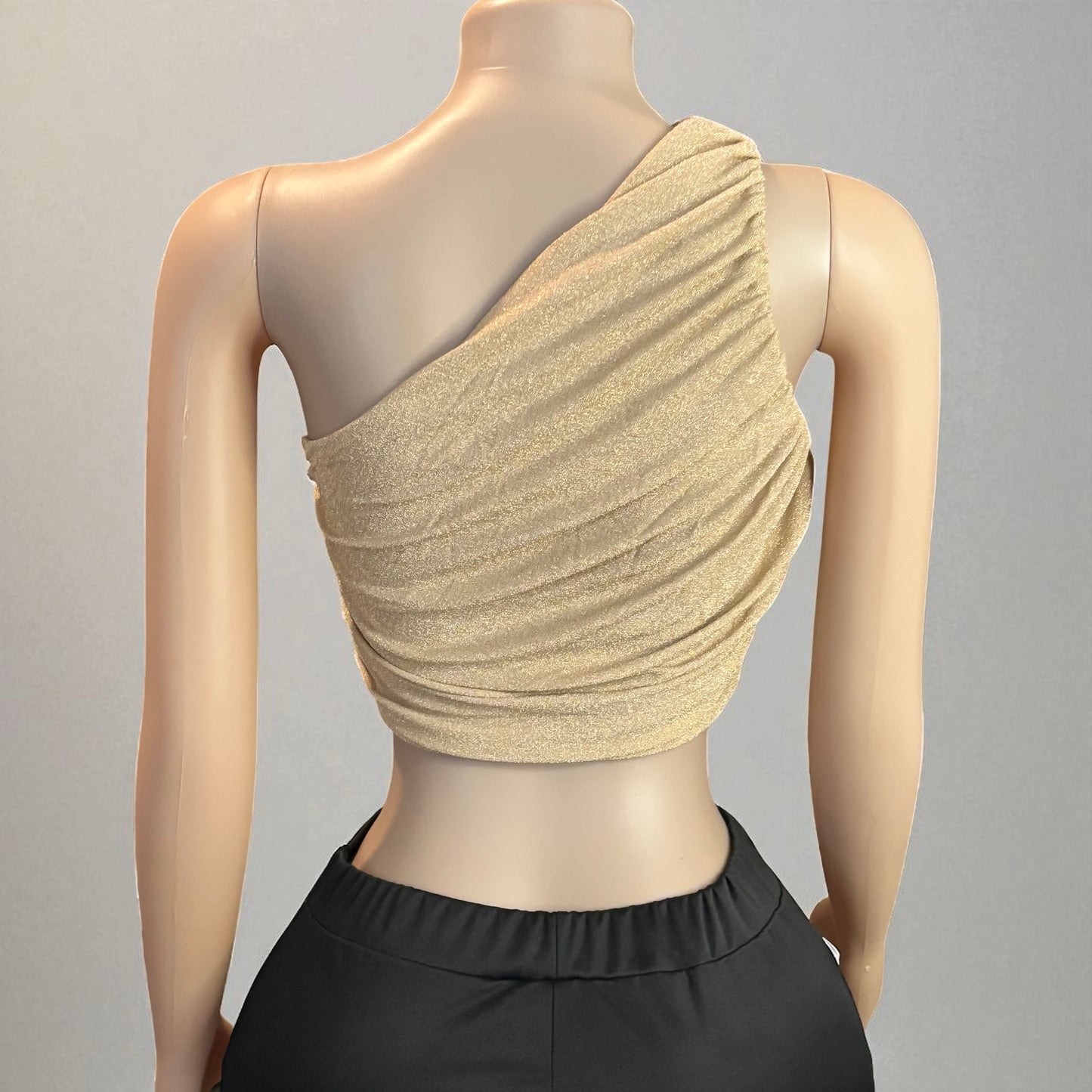 One Side Shoulder Night Out Blouse