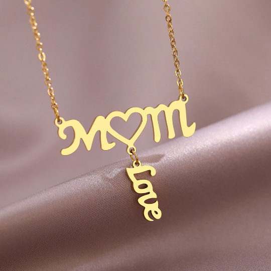 Stainless Steel Mom Lightweight Necklace
