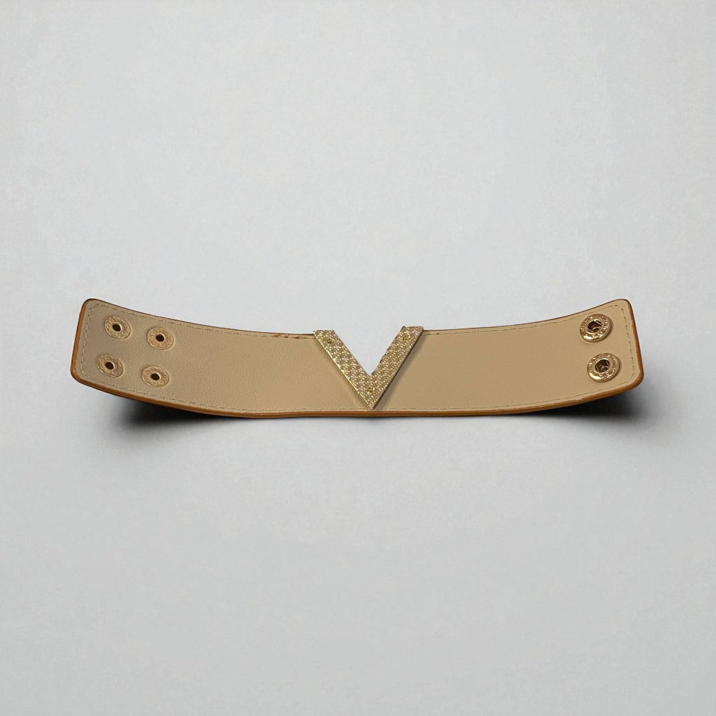 V Shape Wide Charm Cuff Wrap Bracelet