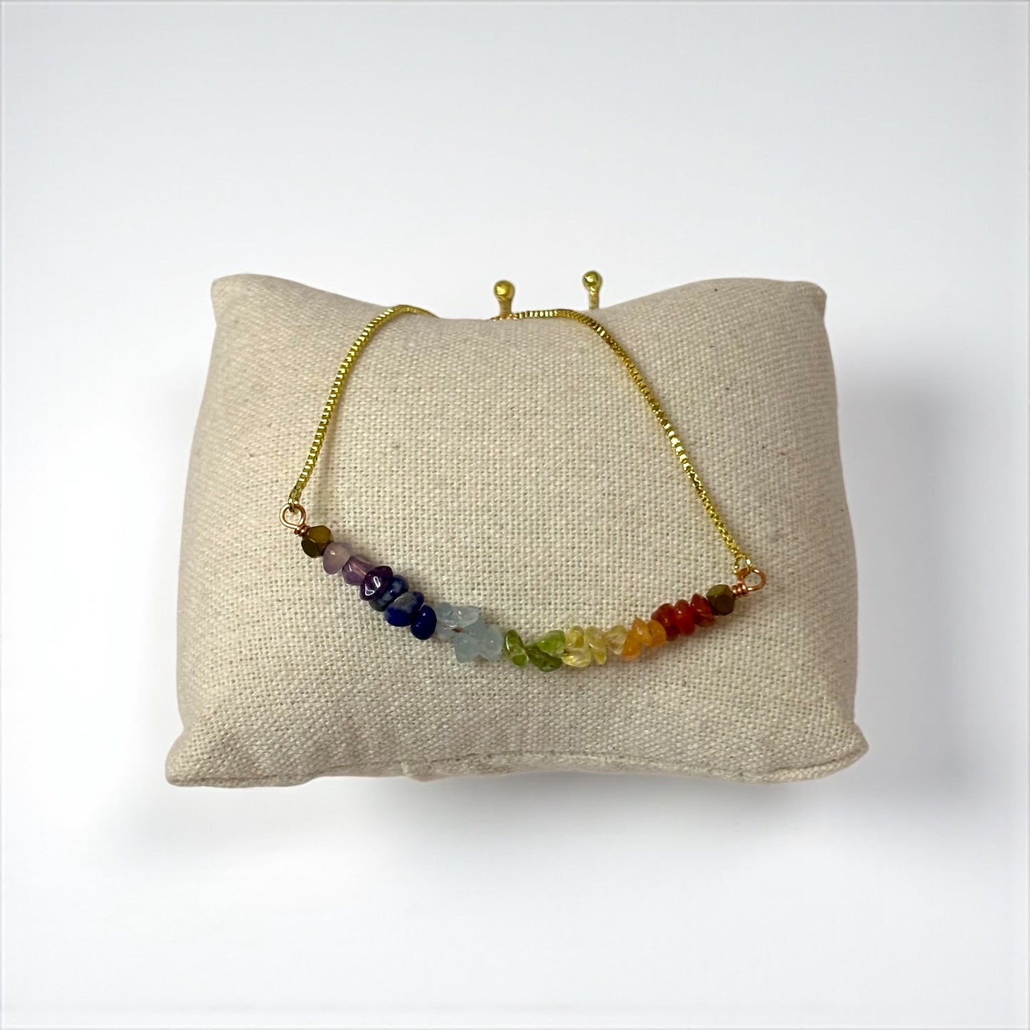Natural Chip Healing Stone Crystal Bracelet