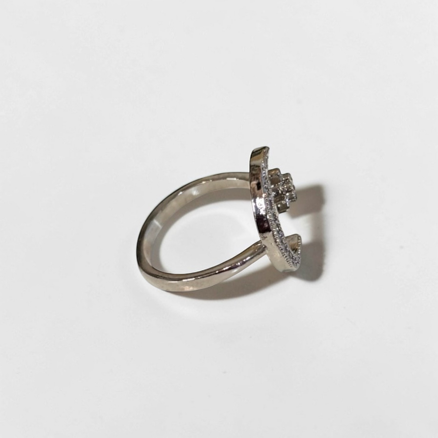 Moon Star Silver Adjustable Ring