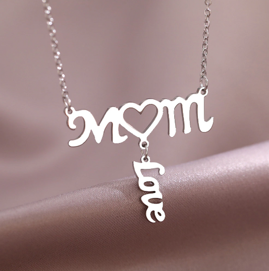 Stainless Steel Mom Lightweight Necklace