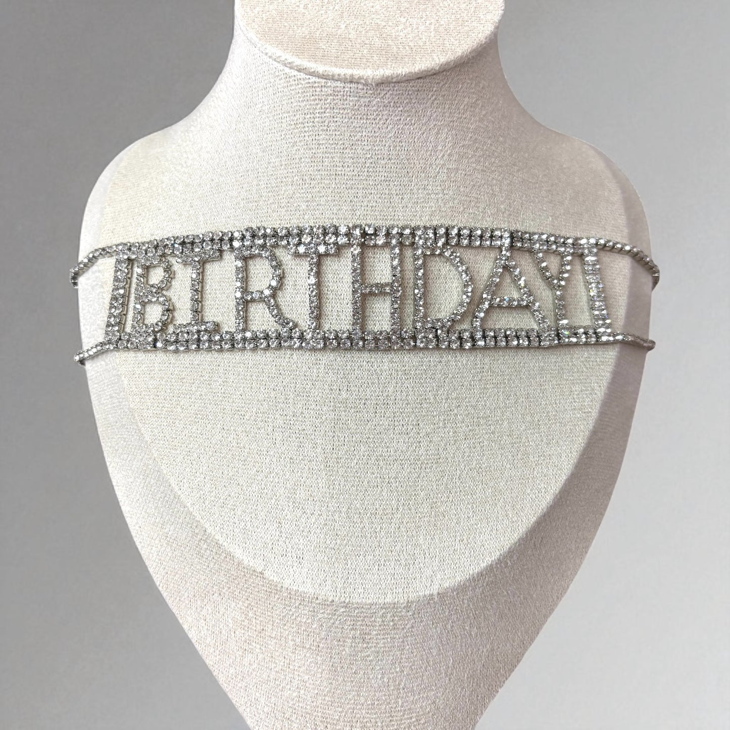 Full Rhinestone Choker Necklace