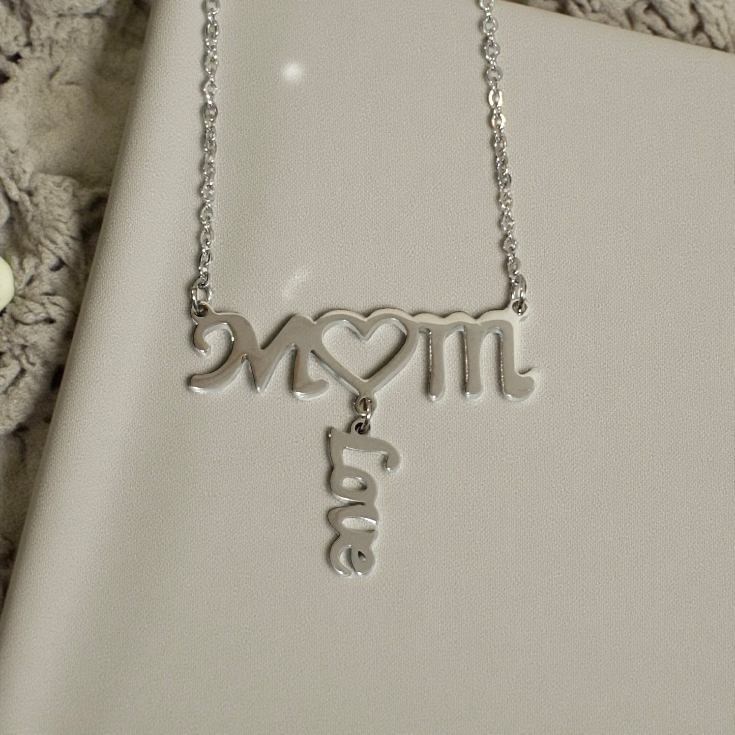 Stainless Steel Mom Necklace