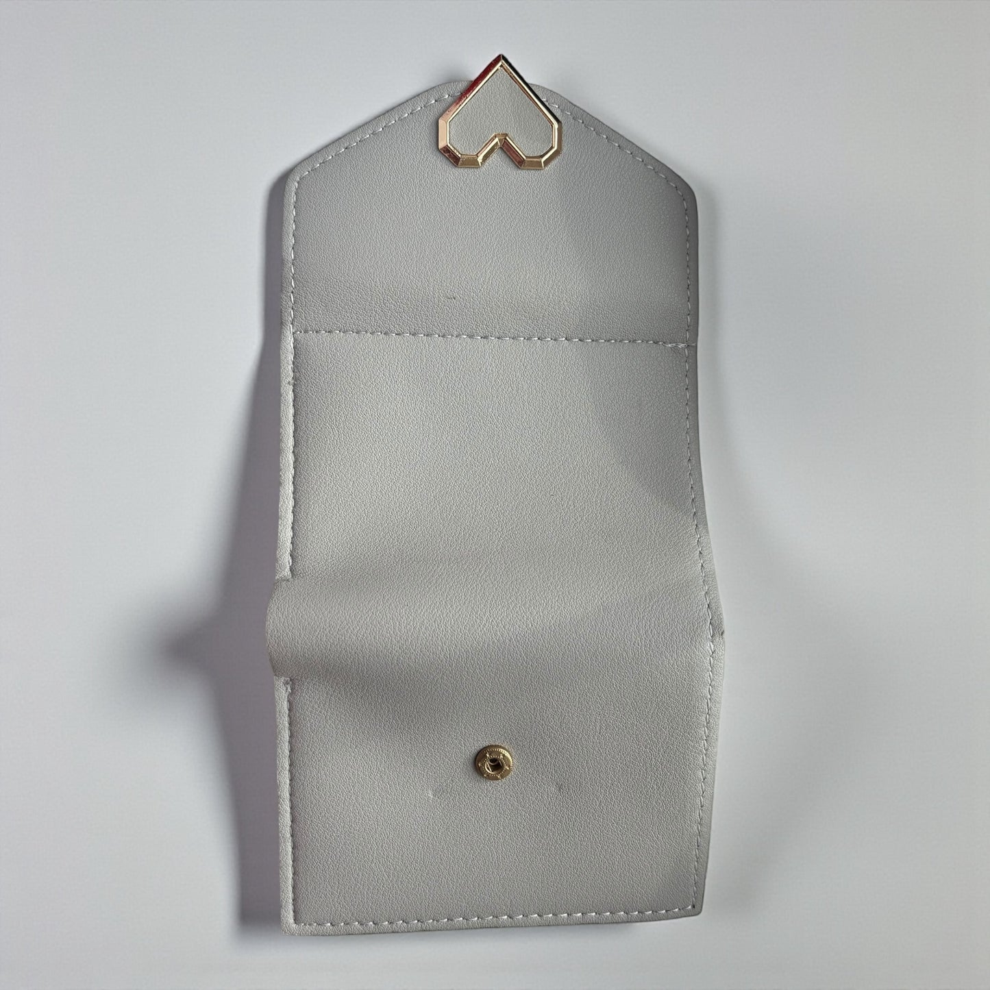 Monedero pequeño con forma de corazón para mujer, color rosa