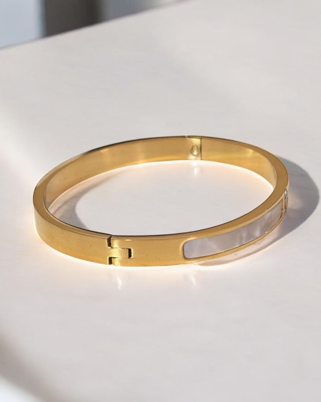 Luxurious Titanium Steel Bangle Bracelet