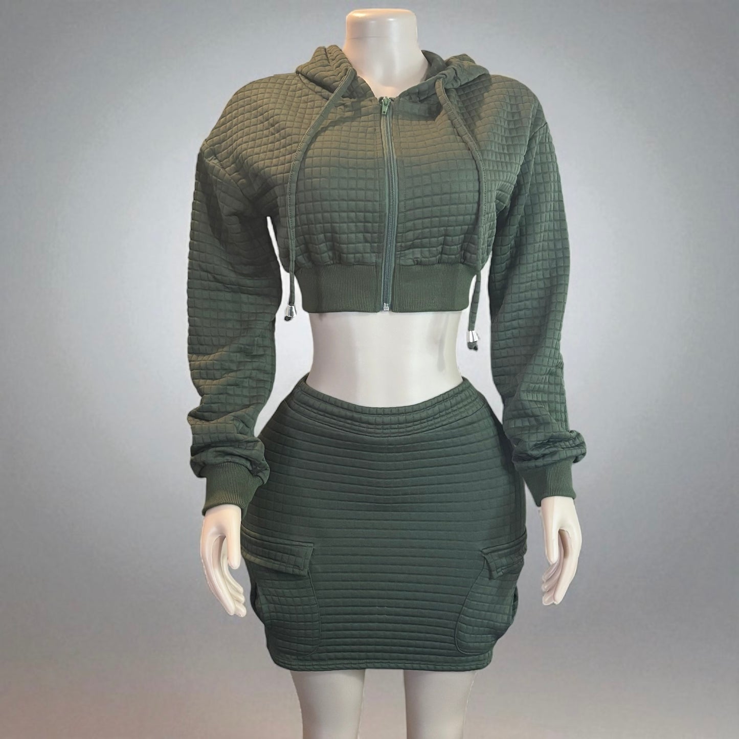 Olive Green Two pieces set