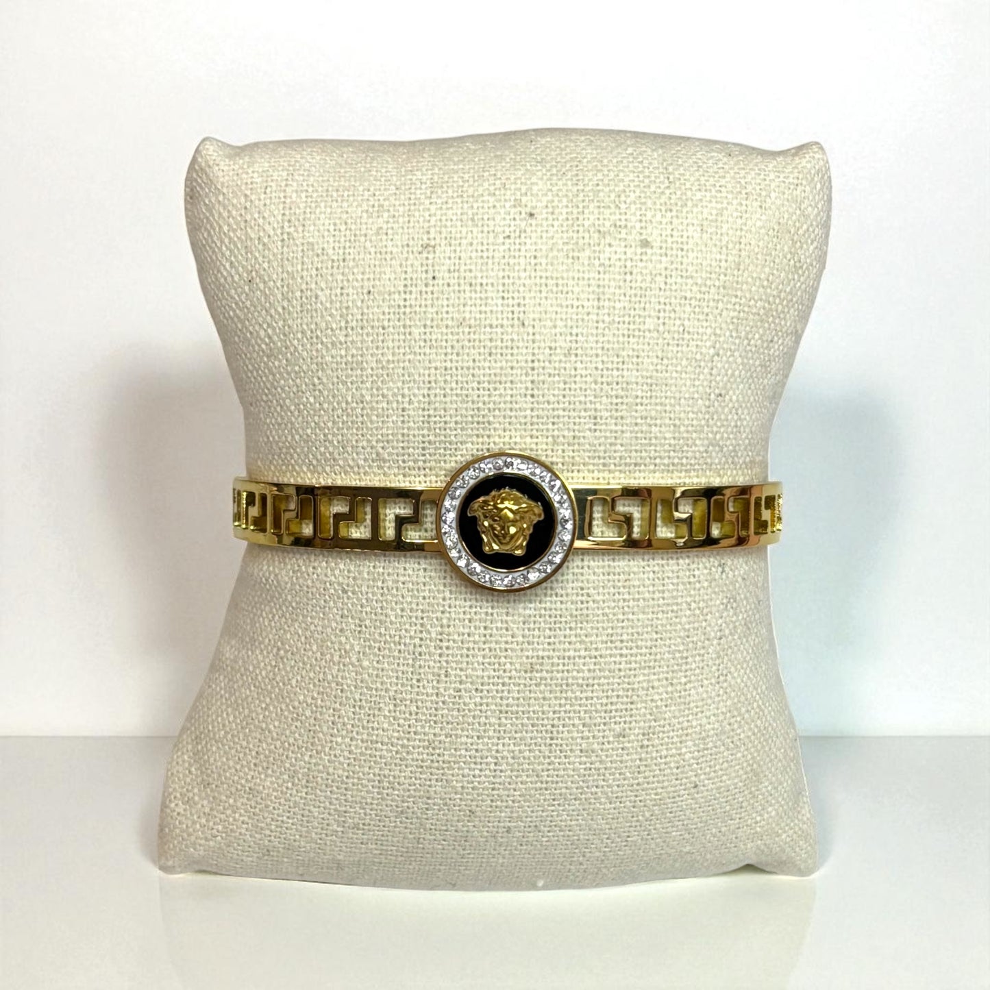 Gold Titanium Steel Bangle