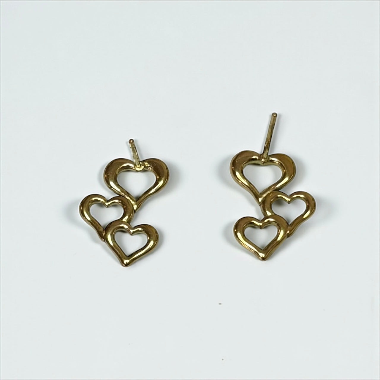 Triple Hearts Small Earrings