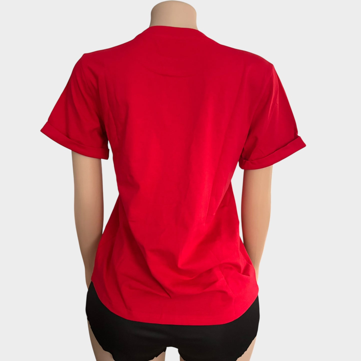 Camiseta con cuello redondo y estampado gráfico Red Star 1776