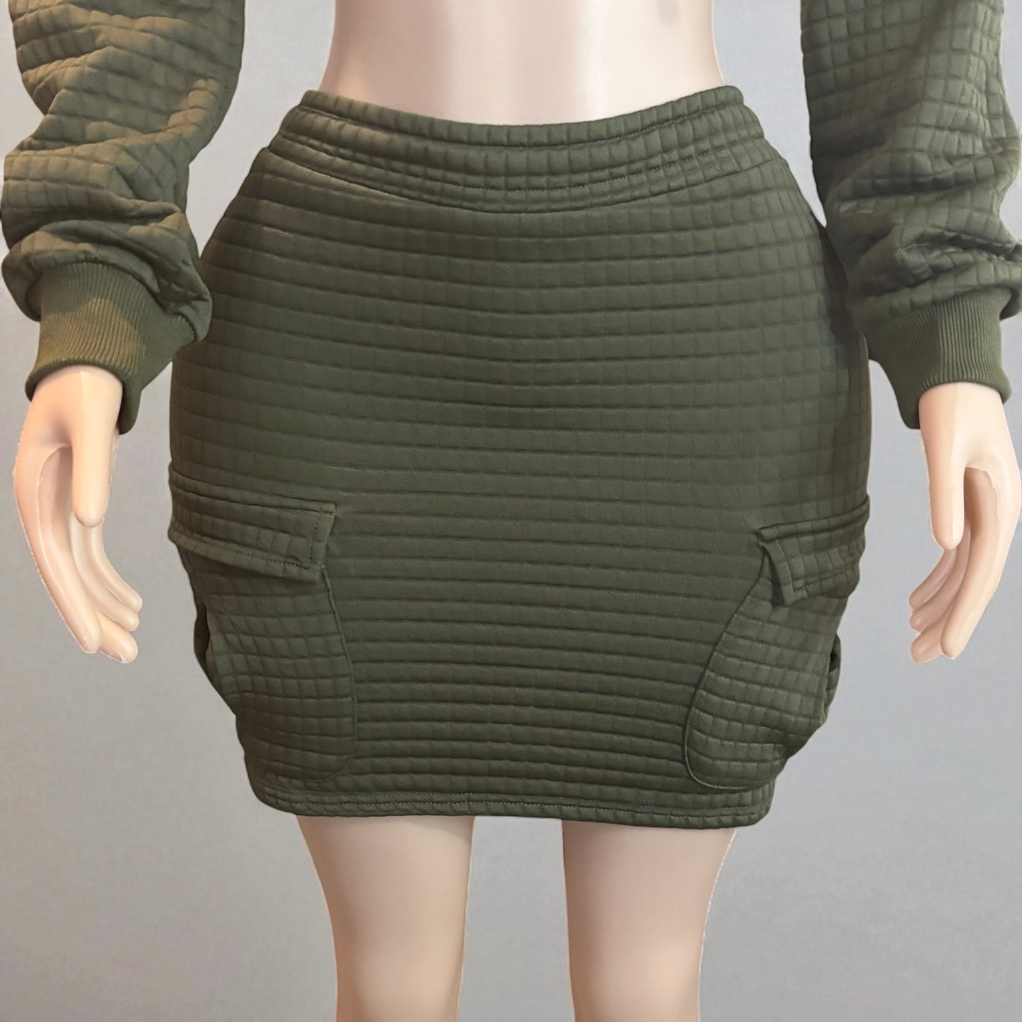 Olive Green Two pieces set