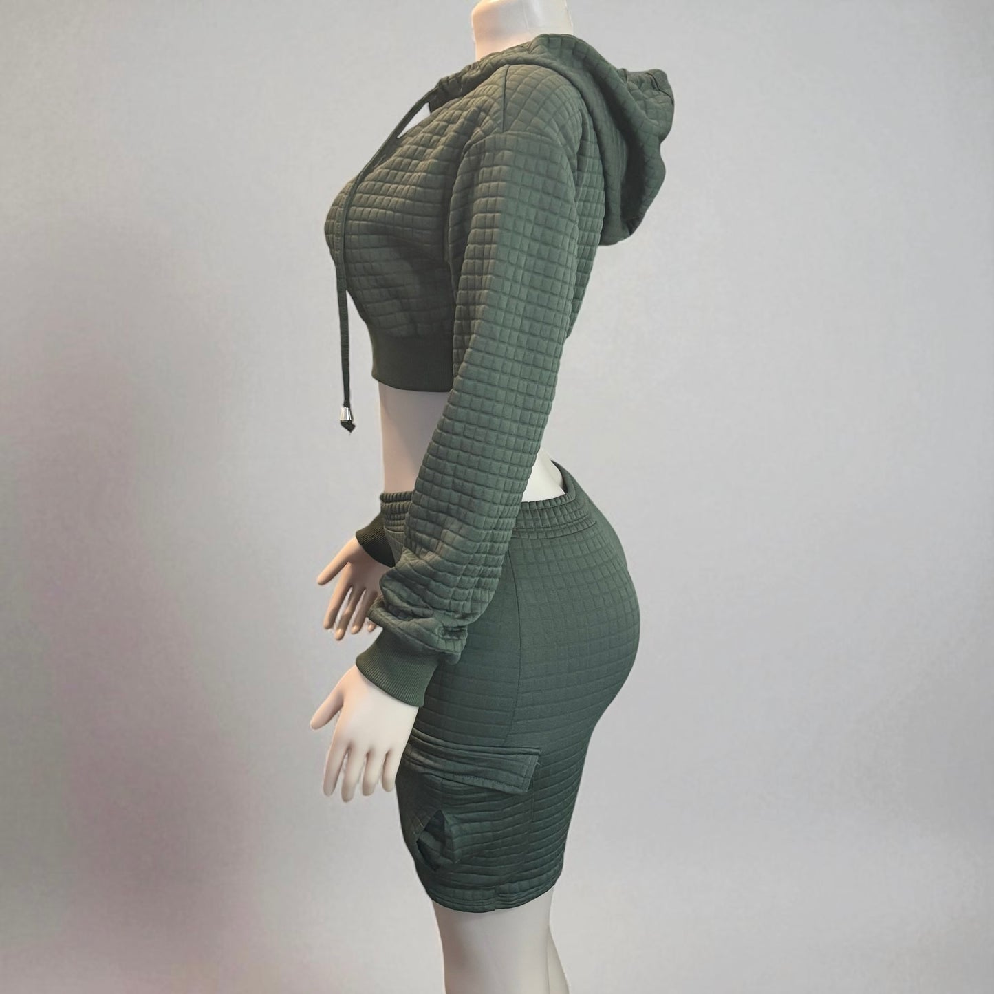 Olive Green Two pieces set
