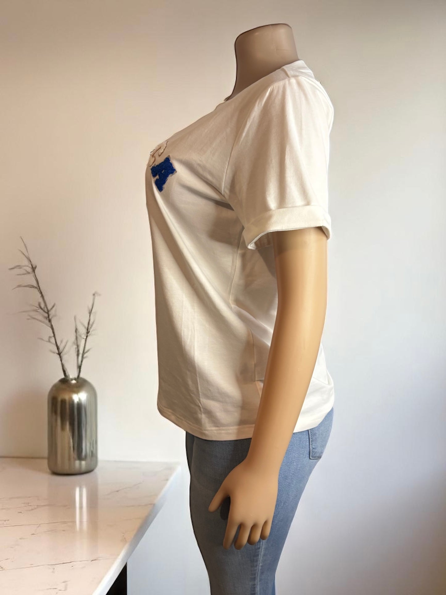 White America Graphic Crewneck T Shirt