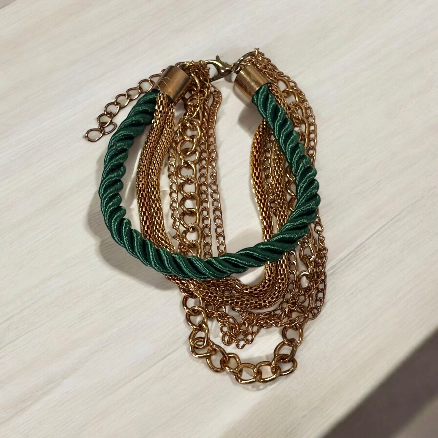 Pulseras casuales de cuerda multicapa para mujer