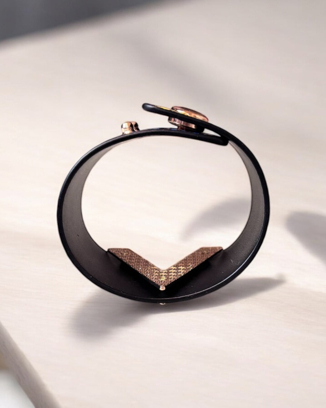 V Shape Wide Charm Cuff Wrap Bracelet