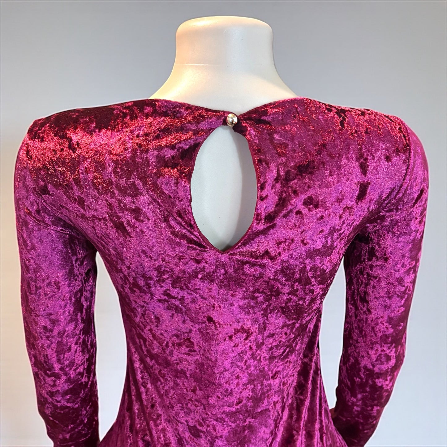 Velvet Off-Shoulder Mini Dress