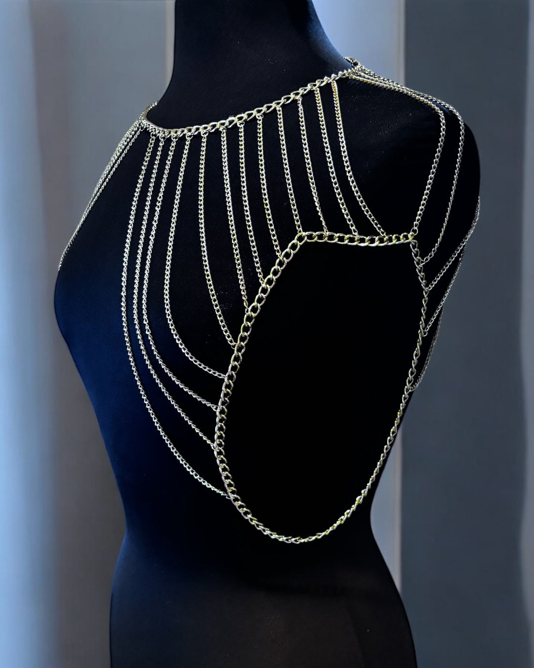 Multi Layer Gold Metal Body Elegant Chain