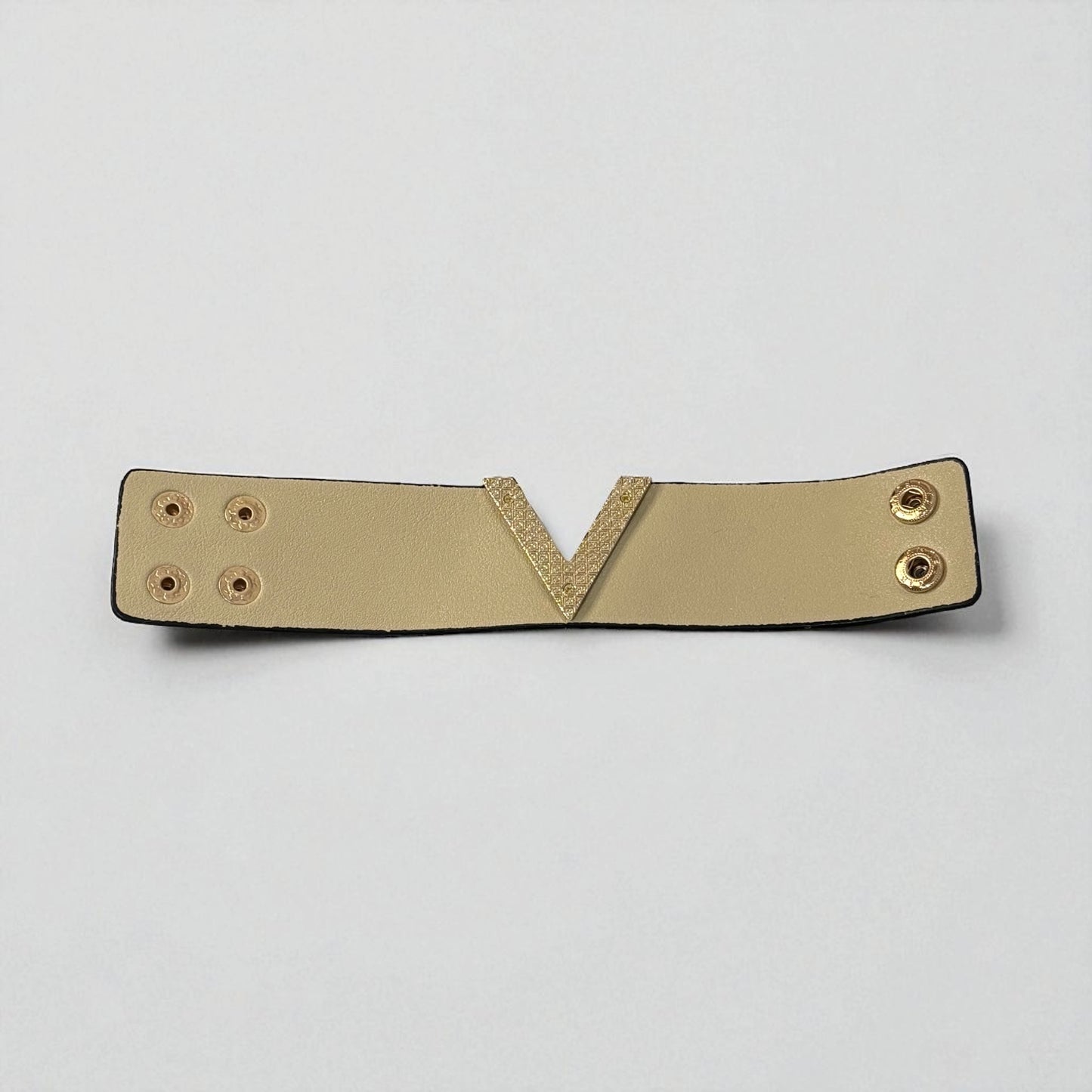 V Shape Wide Charm Cuff Wrap Bracelet
