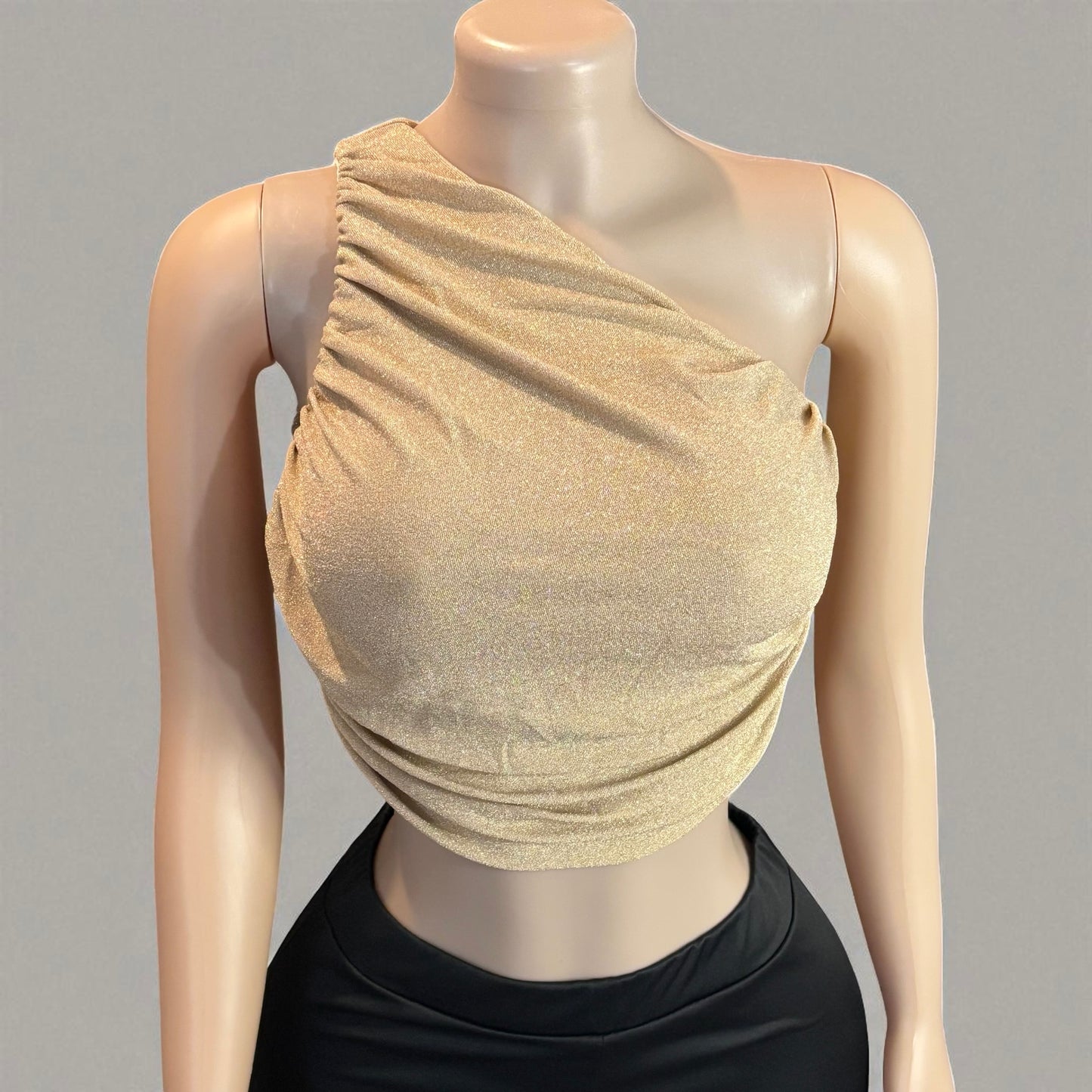 One Side Shoulder Night Out Blouse