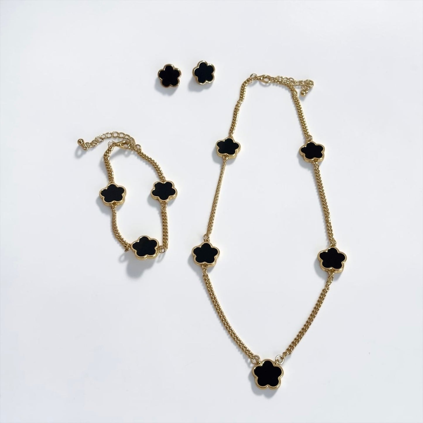 Classic Gold & Black Clover Set