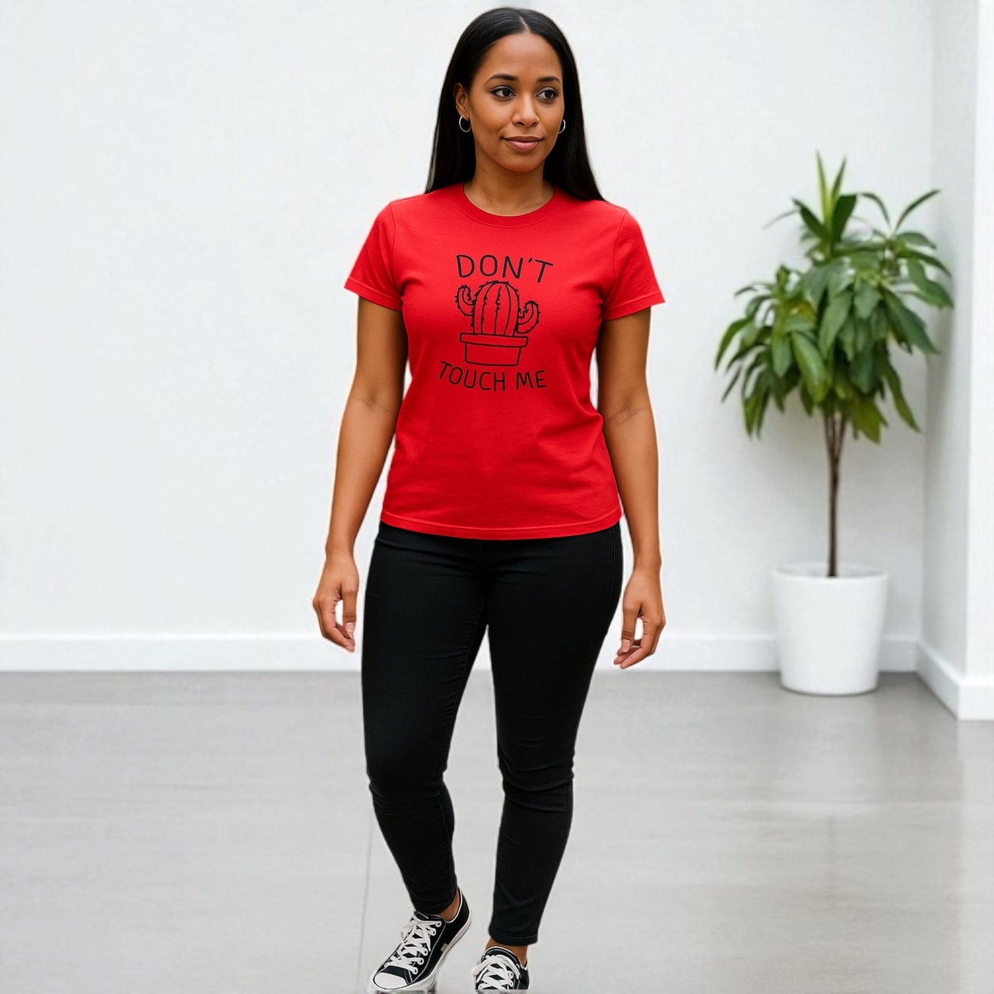 Cactus Women Printed T-Shirt