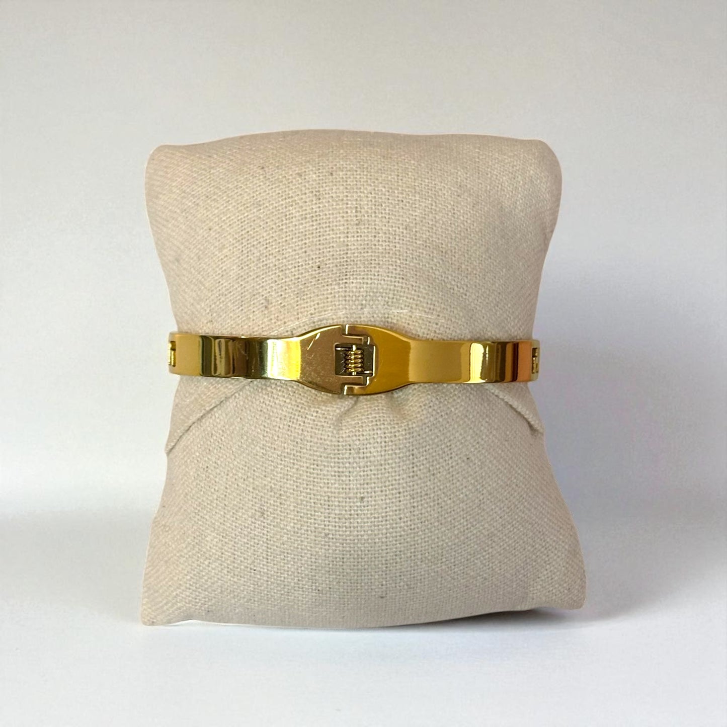 Gold Titanium Steel Bangle