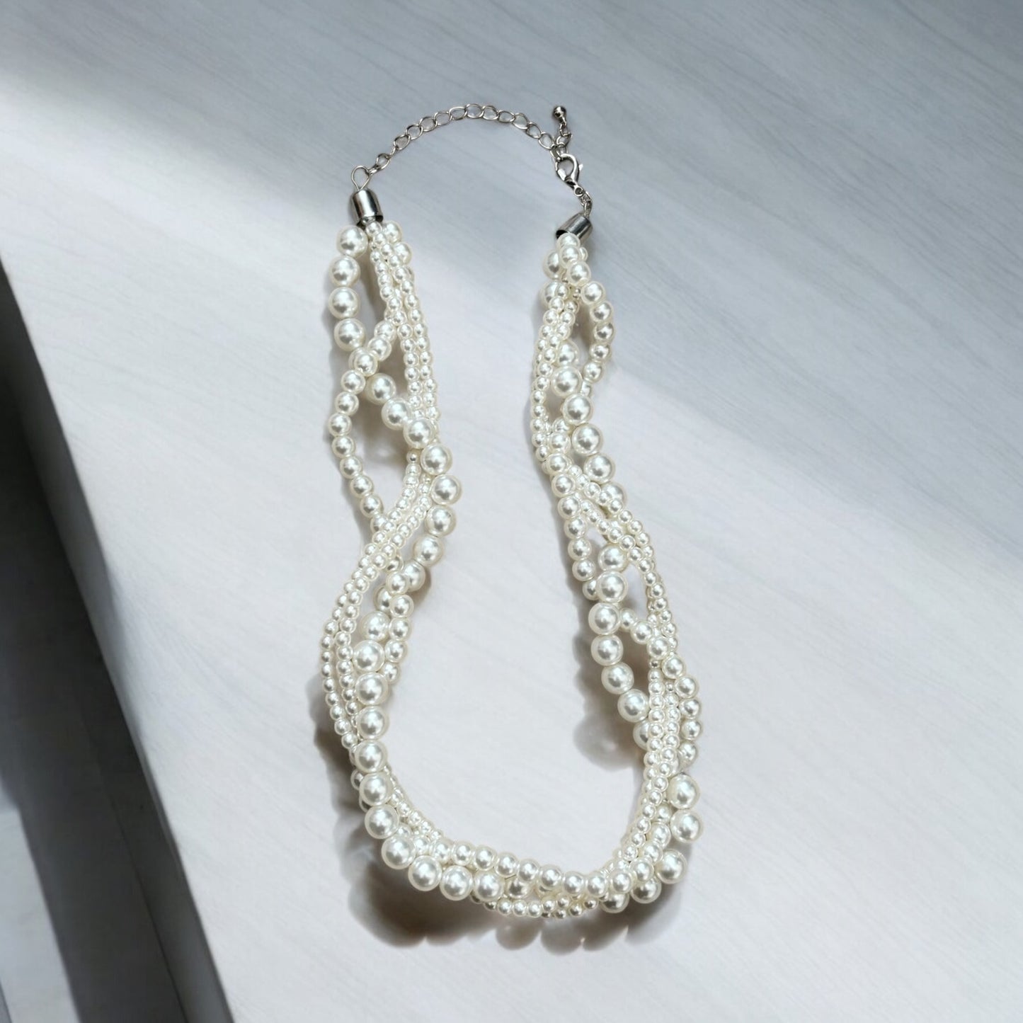 Chic & Classy Pearl Choker Necklace