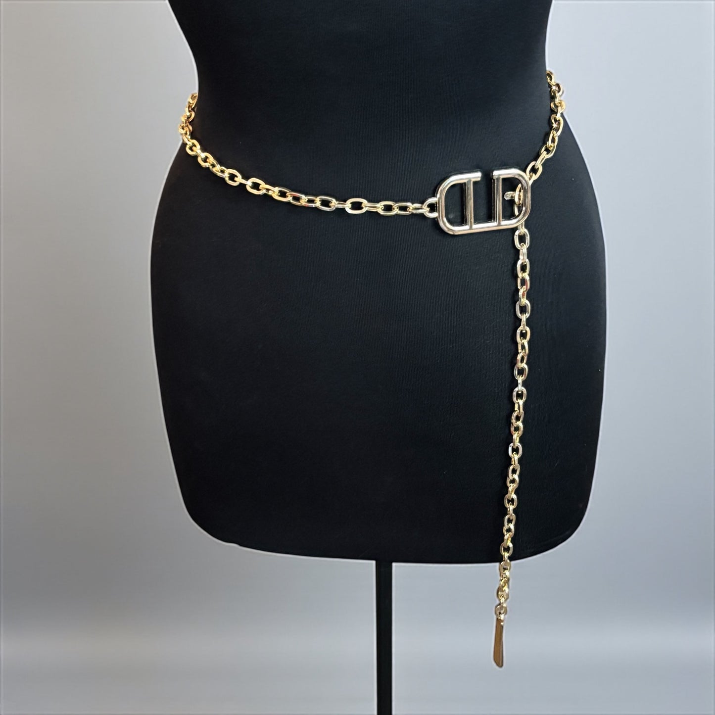 Chic Geometric Metal Waist Chain