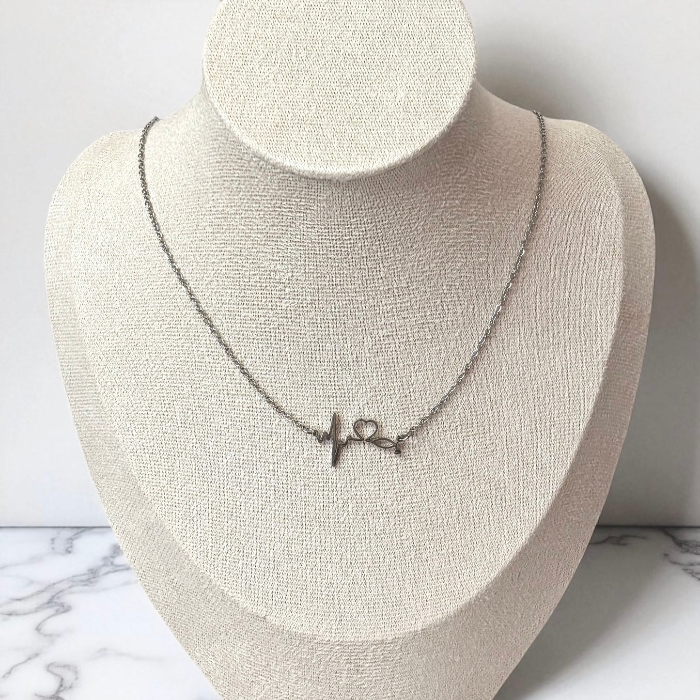 Stethoscope Heartbeat Necklace
