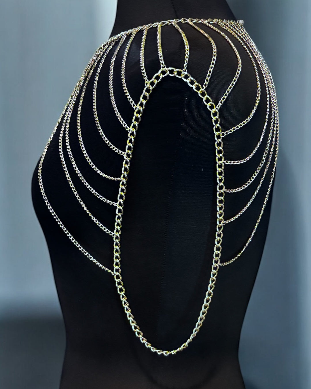 Multi Layer Gold Metal Body Elegant Chain