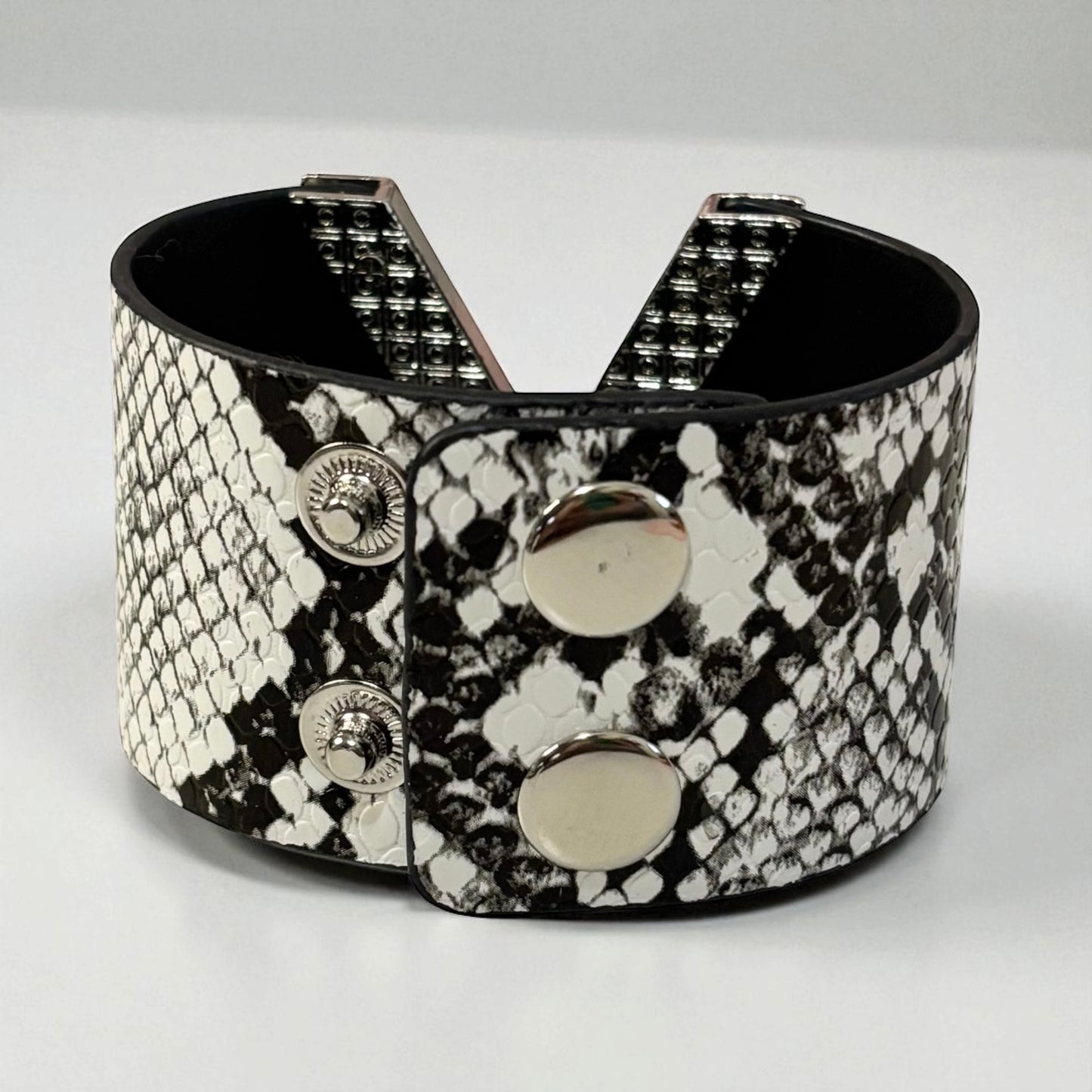 V Shape Wide Charm Cuff Wrap Bracelet