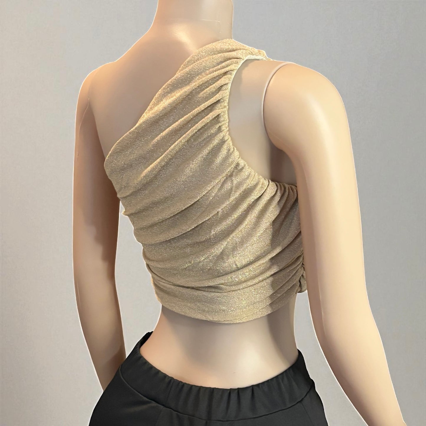 One Side Shoulder Night Out Blouse