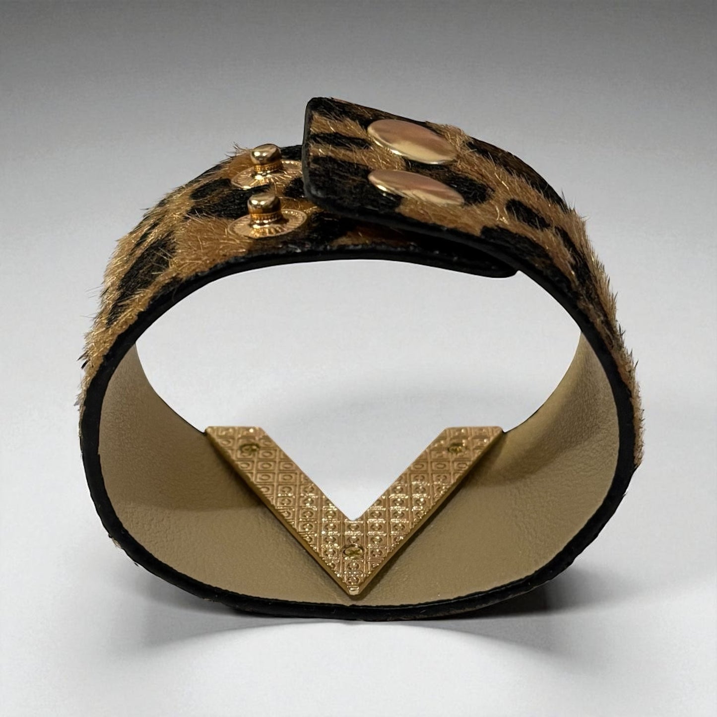 V Shape Wide Charm Cuff Wrap Bracelet