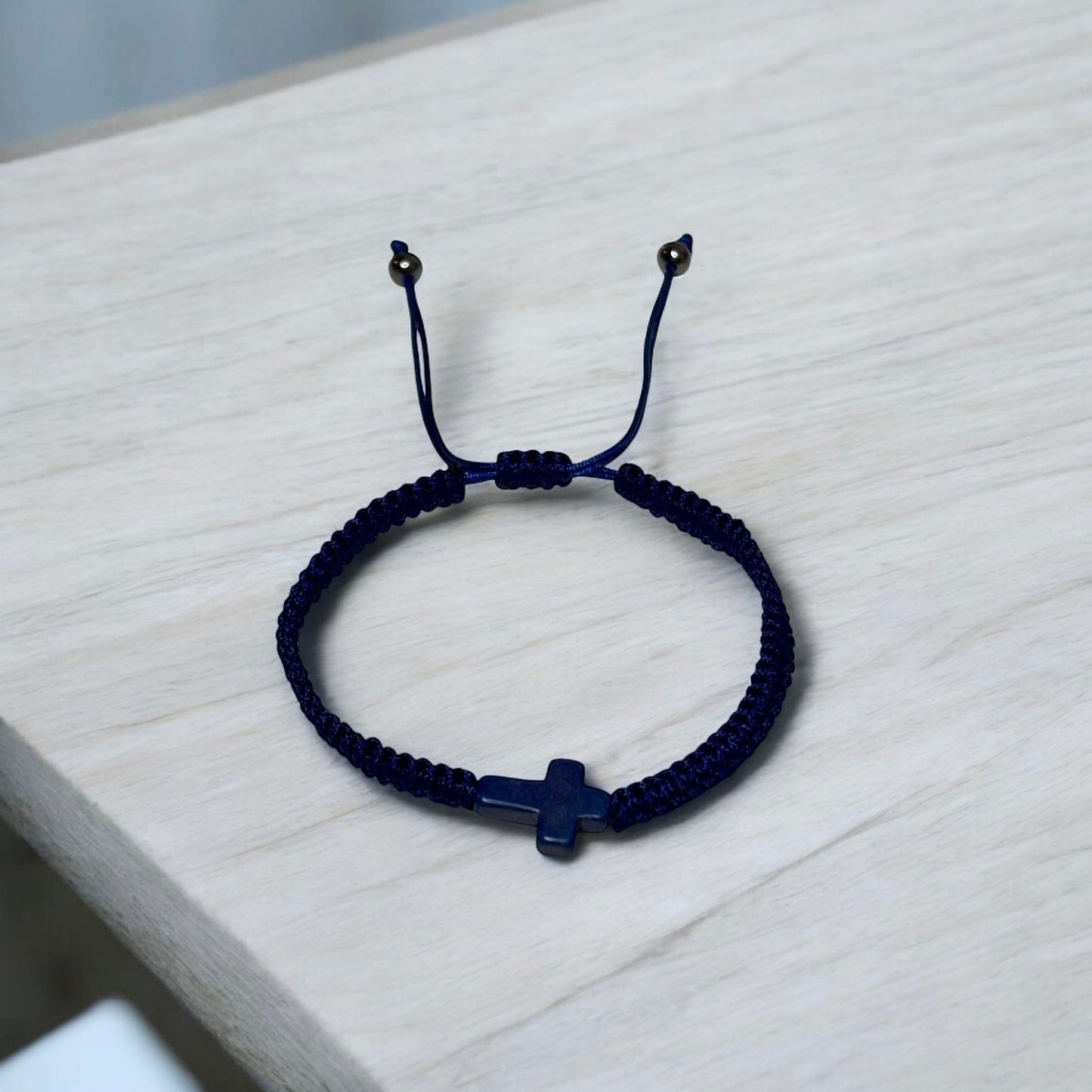 Braided Cross Adjustable Bracelet