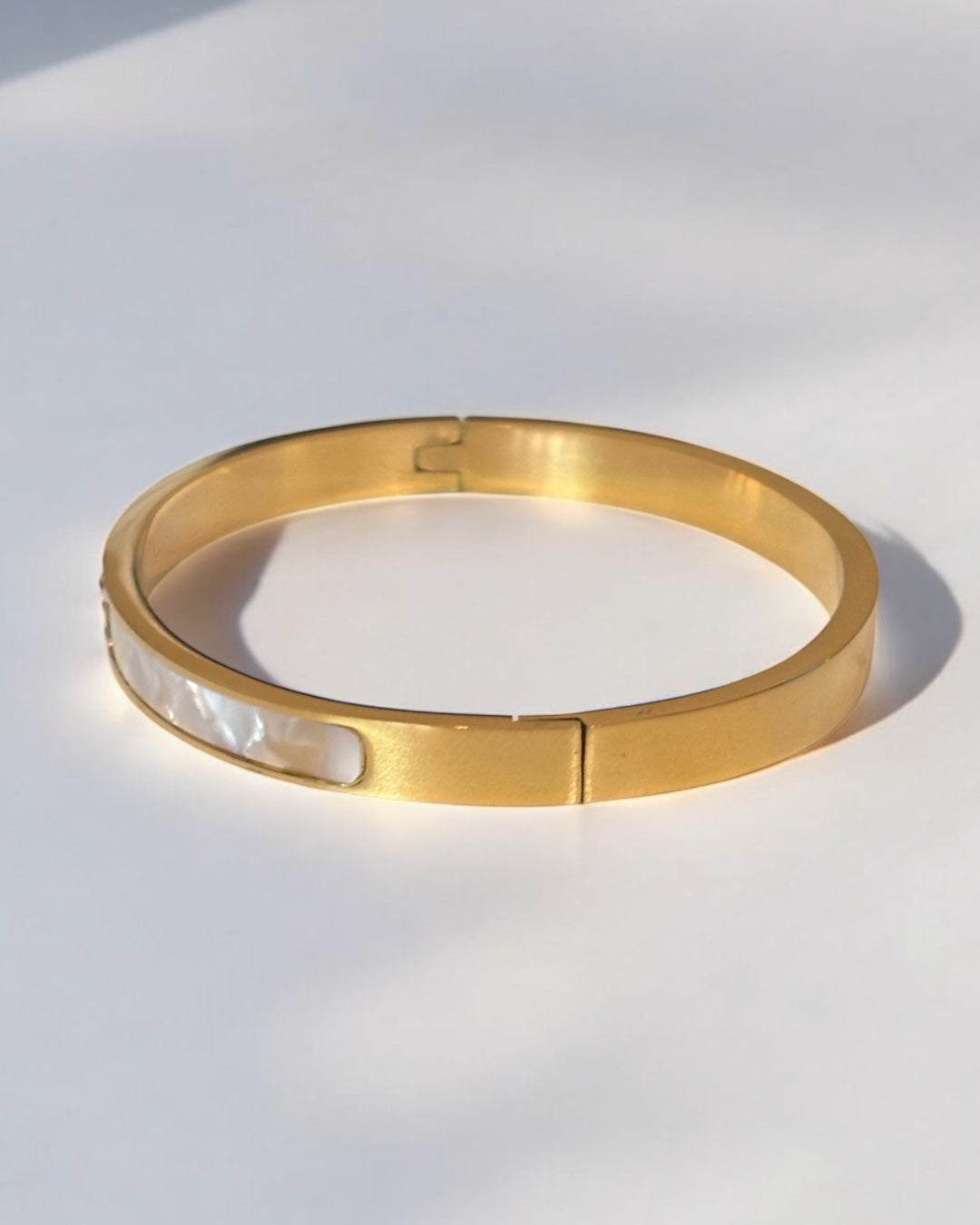 Luxurious Titanium Steel Bangle Bracelet