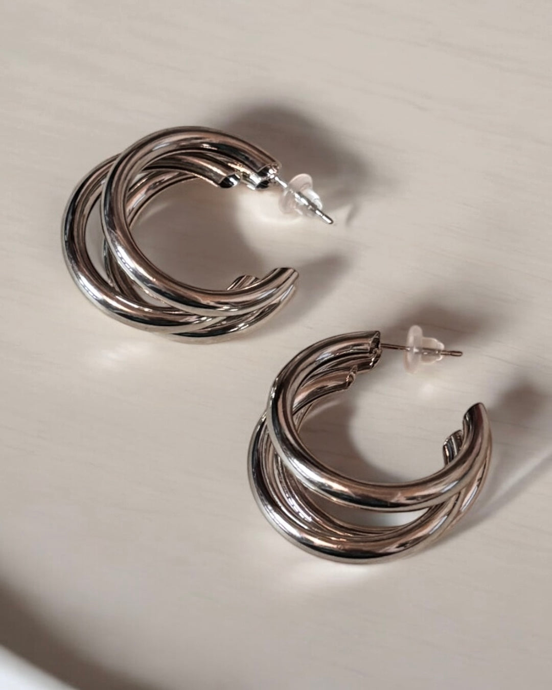 Chunky Lightweight Hoop Earrings